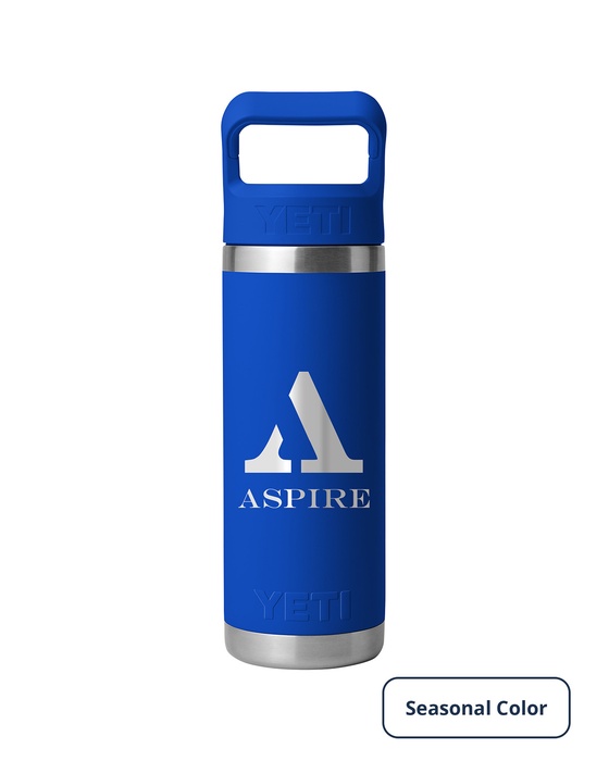 YETI® Rambler® 18 oz. Water Bottle with Color-Matched Straw Cap