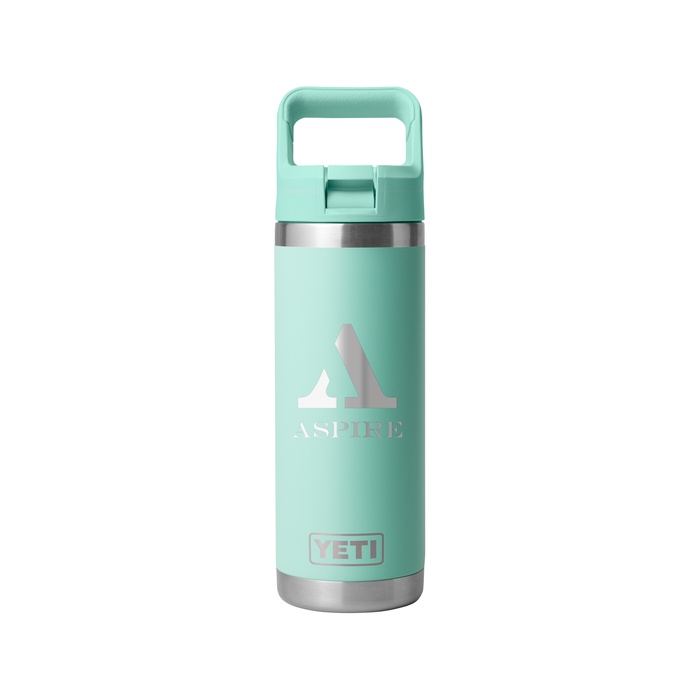 YETI® Rambler® 18 oz. Water Bottle with Color-Matched Straw Cap