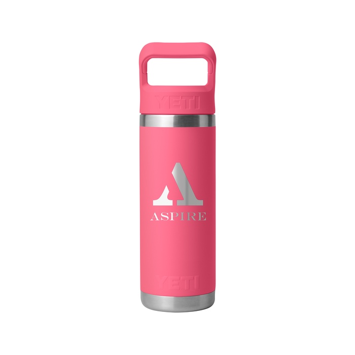 YETI® Rambler® 18 oz. Water Bottle with Color-Matched Straw Cap