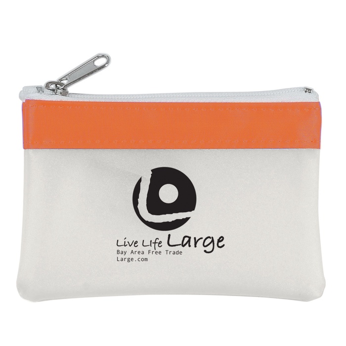 Zippered Promotional Coin Pouches