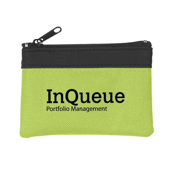Custom Zippered Color Coin Pouch