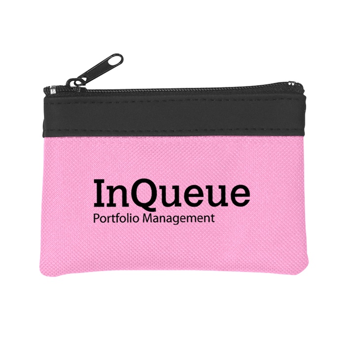 Custom Zippered Color Coin Pouch