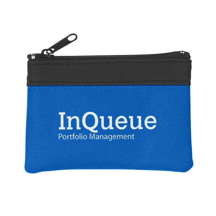 Custom Zippered Color Coin Pouch