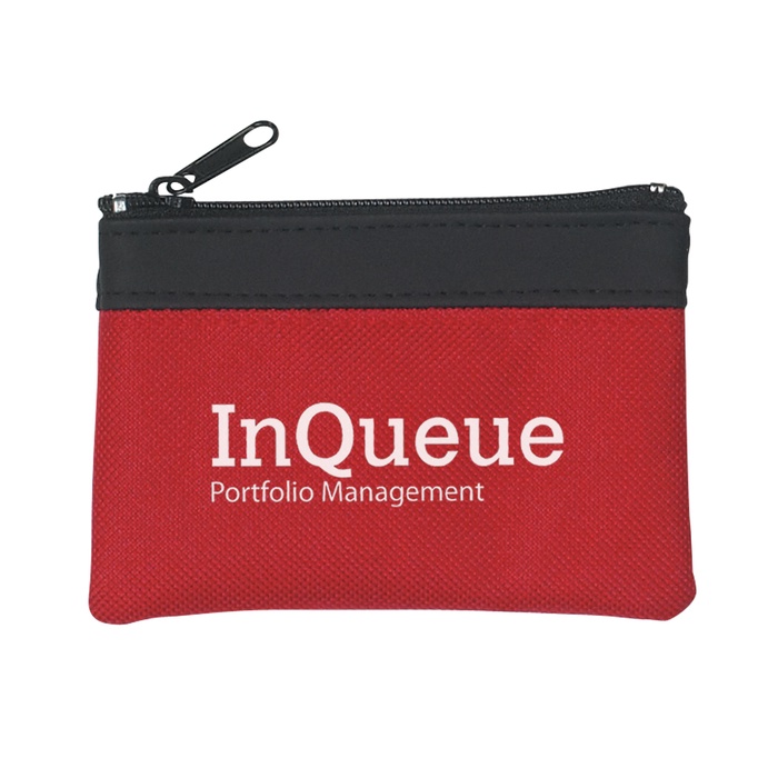Custom Zippered Color Coin Pouch